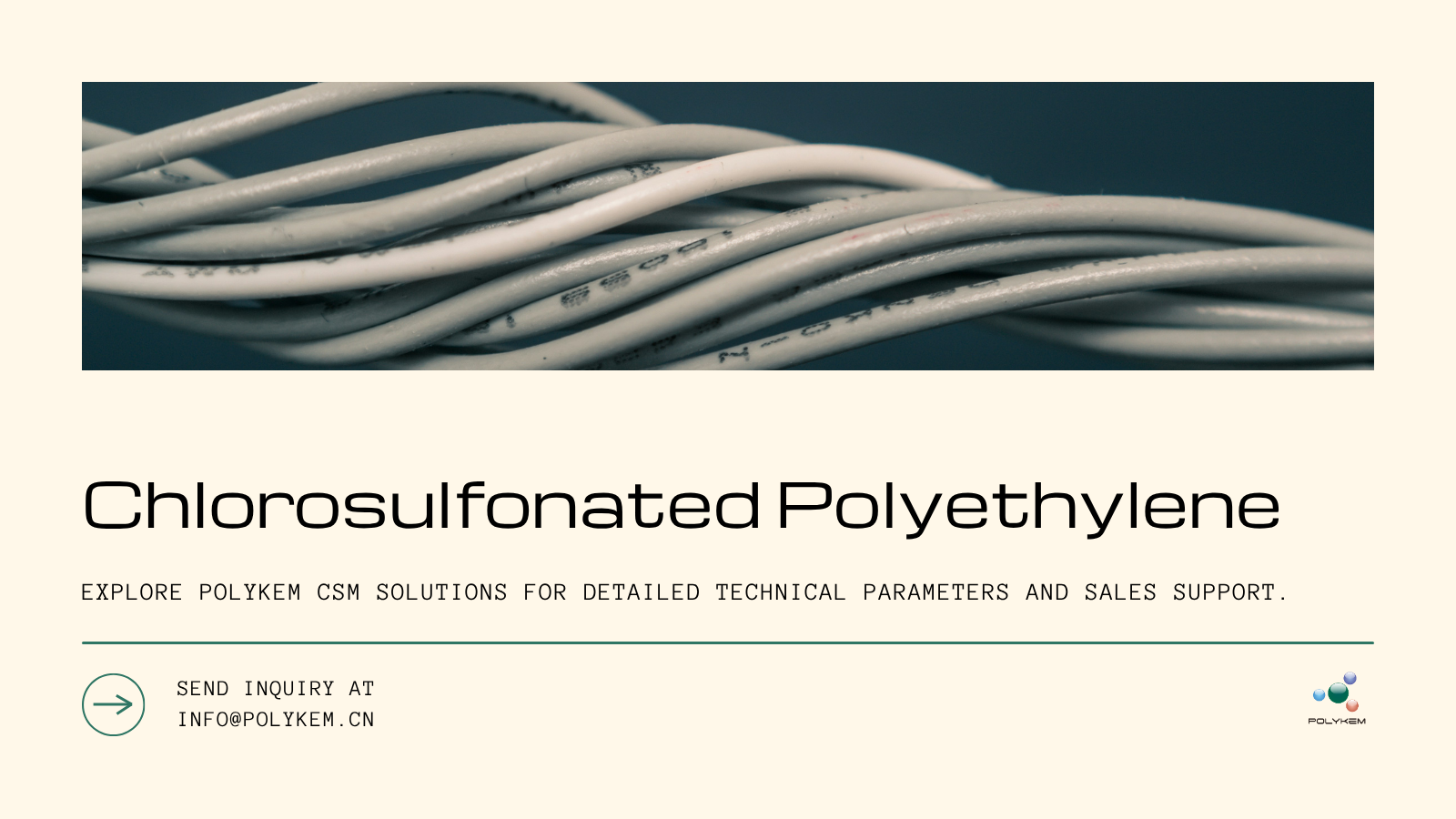 Chlorosulfonated Polyethylene (CSM): an industria solution ad altus-perficientur elastomers