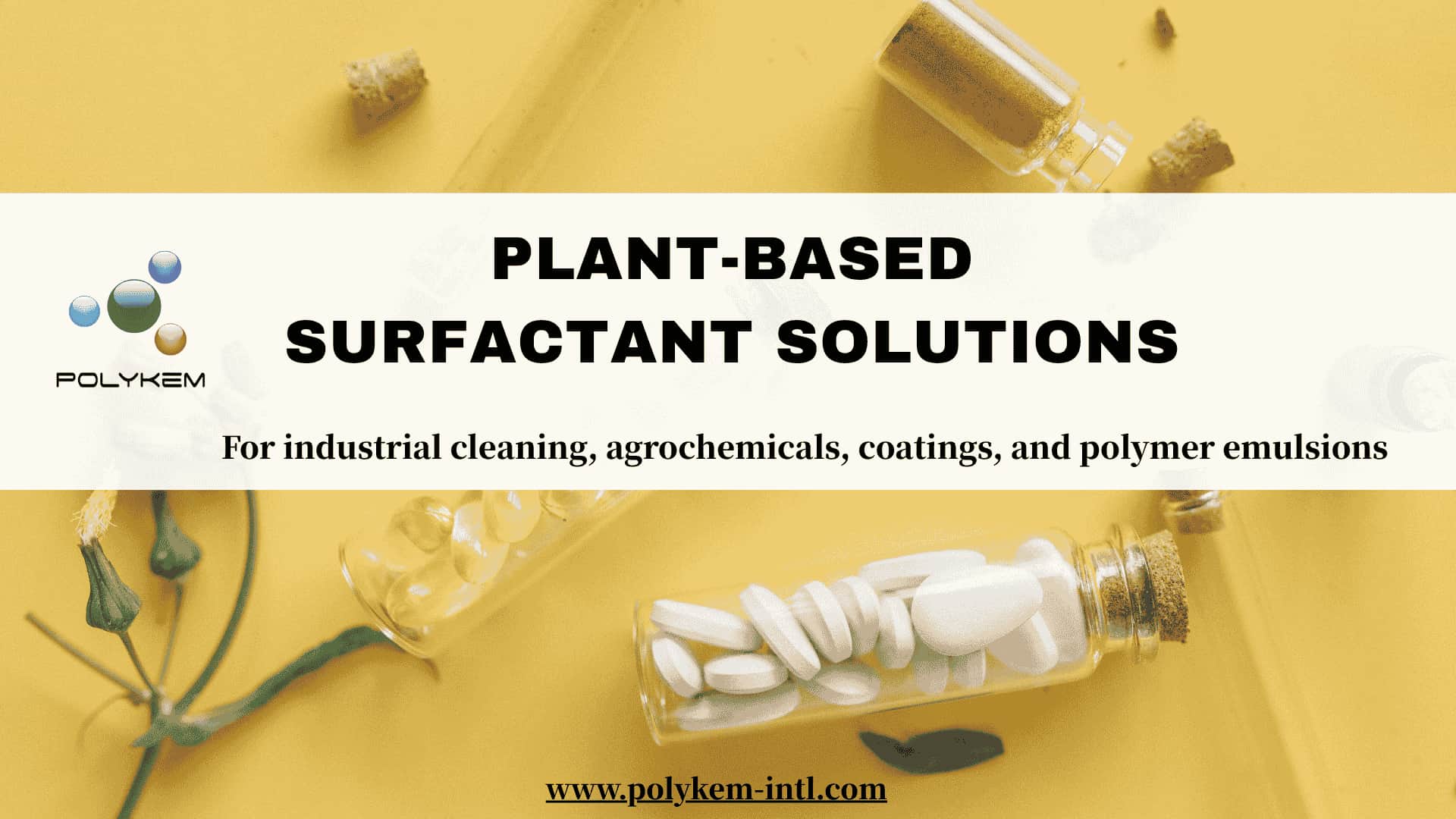 Plant-Substructio Industrialis Formulae Emulsifying Solutiones: Polykem High-purity Surfactants