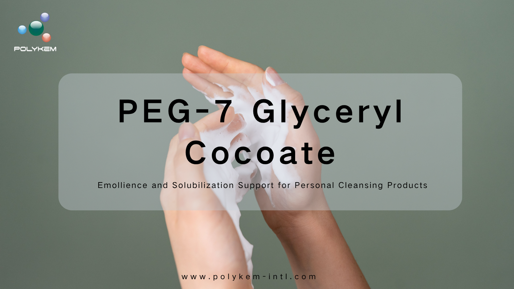 PEG-VII Glyceryl Cocoate pro Corpus lava et rutrum Auftores